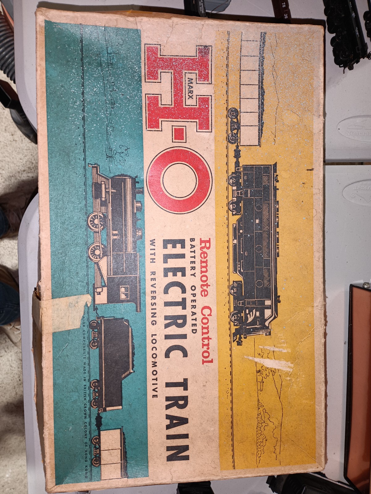 Marx HO remote Control Battery Train