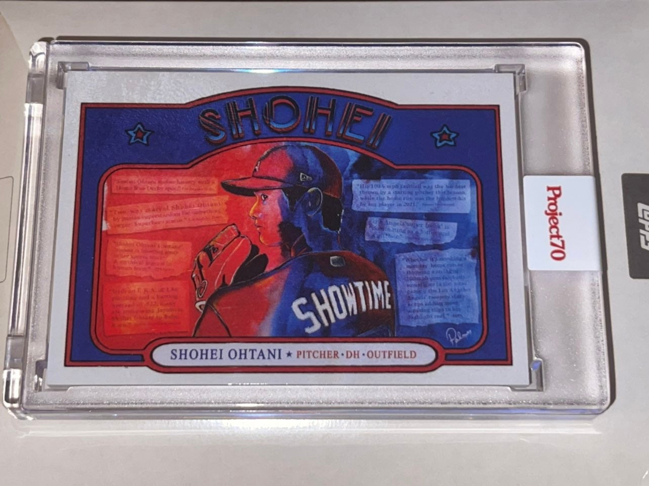 Topps Project 70 362 Shohei Ohtani Los Angeles Angel by Brittany Palmer