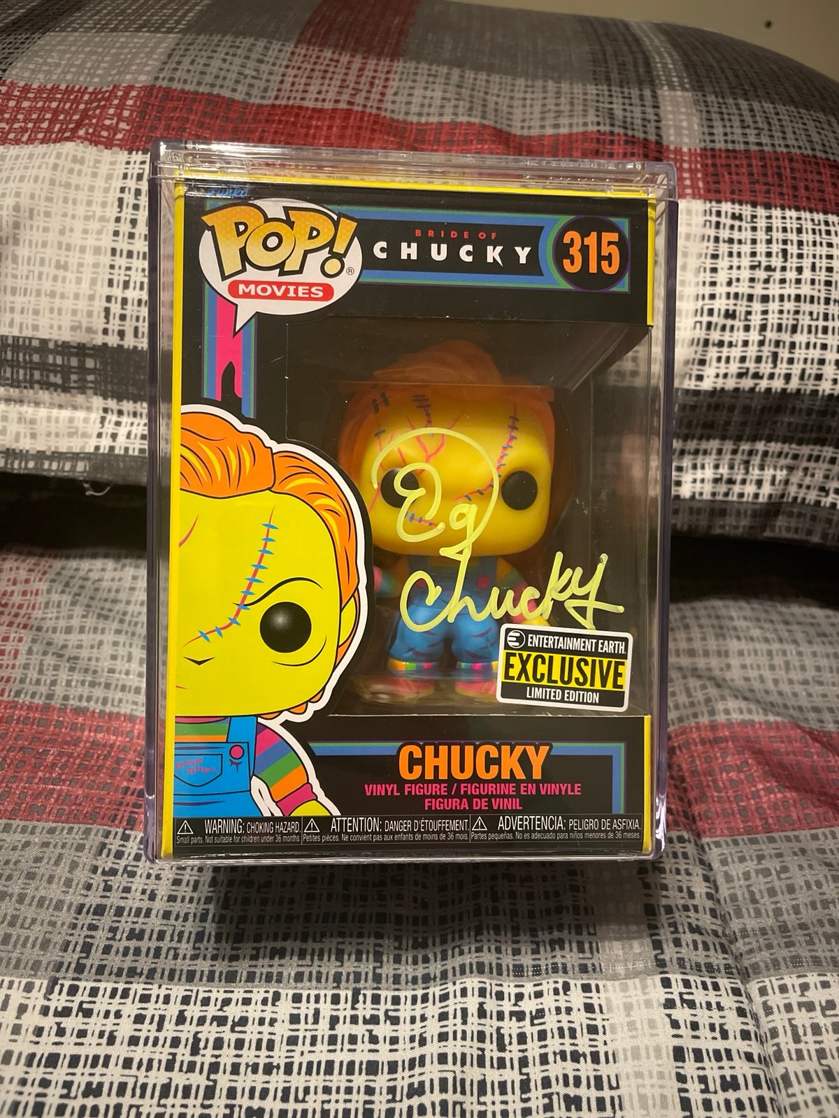 Ed Gale Autographed/Signed Funko Pop! #315 Bride Of Chucky Auto Horror