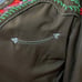 Scully Western Mens Black Polyester L Big Tooled Floral Western Shirt