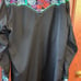 Scully Western Mens Black Polyester L Big Tooled Floral Western Shirt