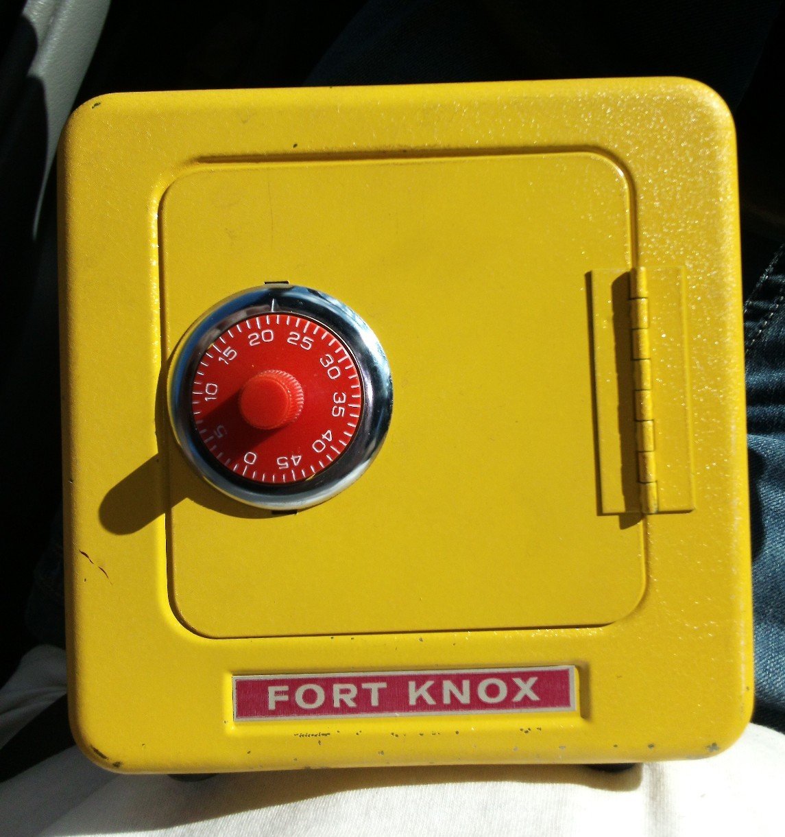 Vintage working fort Knox combo money safe