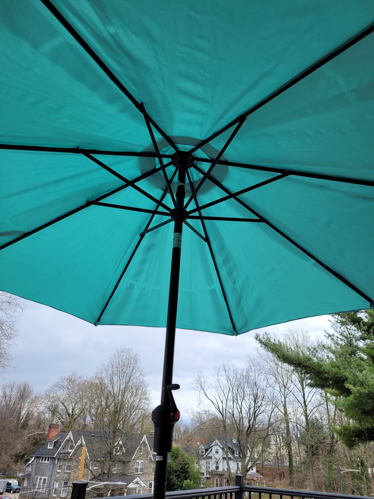 Umbrella for outdoor table