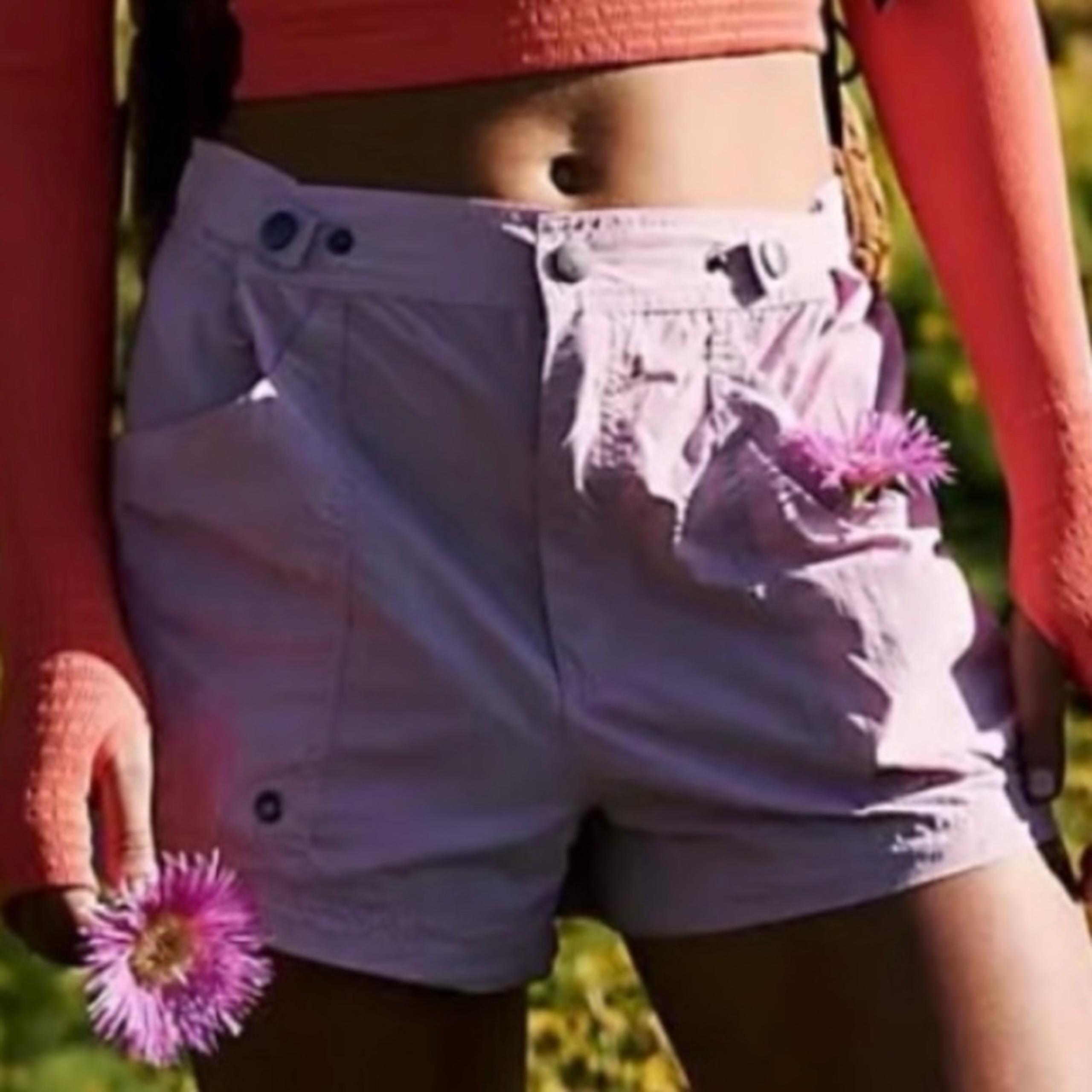 Free People Movement Active New Heights Lavender Outdoor Utility Shorts