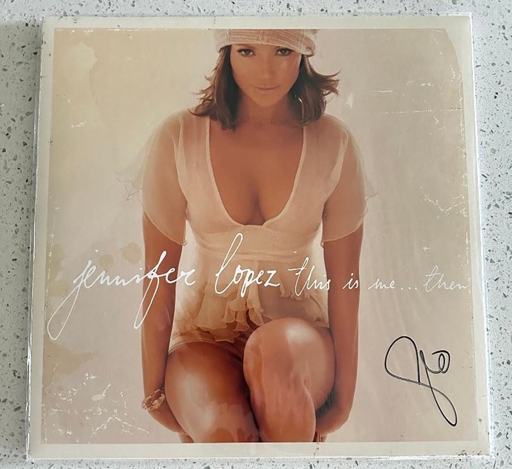 Jennifer Lopez This Is Me...Then SIGNED Autographed Vinyl LP 20th Anniversary