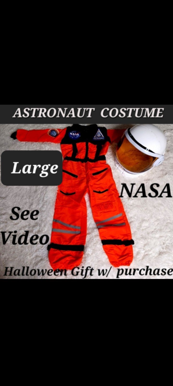 Costume NASA astronaut spacesuit Halloween costume + ❤️GIFT❤️