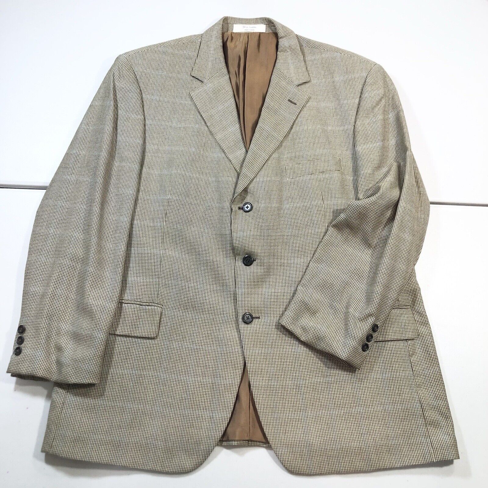 John W Nordstrom Loro Piana Cashmere, Silk Houndstooth Men's Blazer 48R Canada