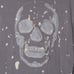 1X 14W 16W Torrid Grey Bleach Splatter Sweatshirt Dress Fleece Skull Hood Lounge