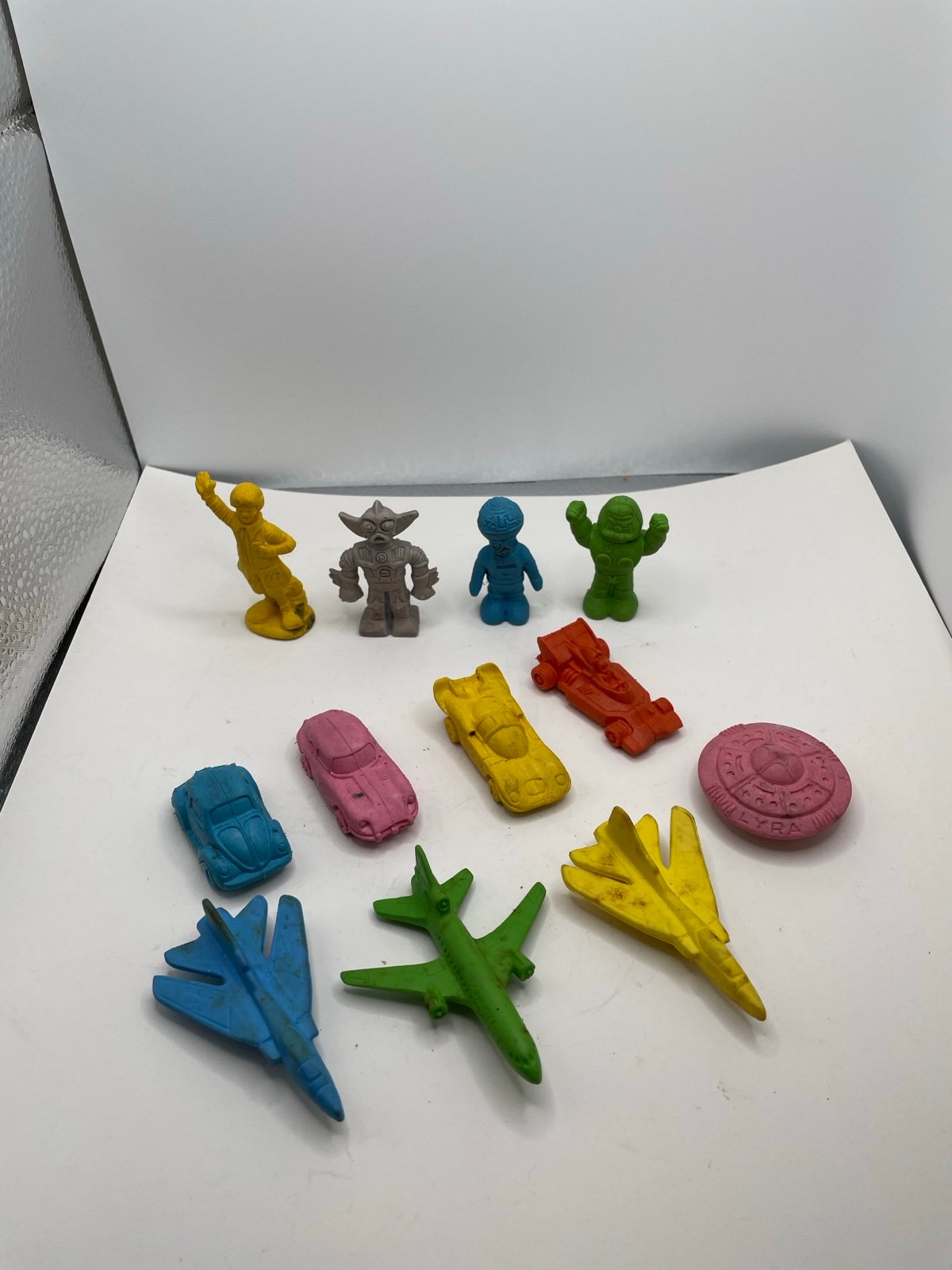 Vintage lot of 12 Diener erasers