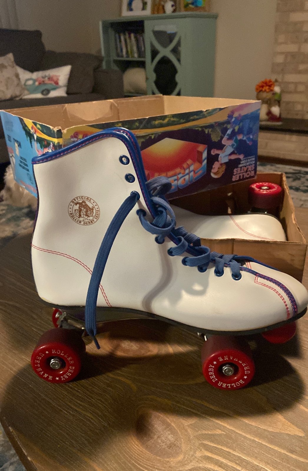 vintage Fireball Derby Roller Skates