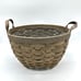 Longaberger Classic Rustic Handmade Weave Basket Large w/ Plastic Liner
