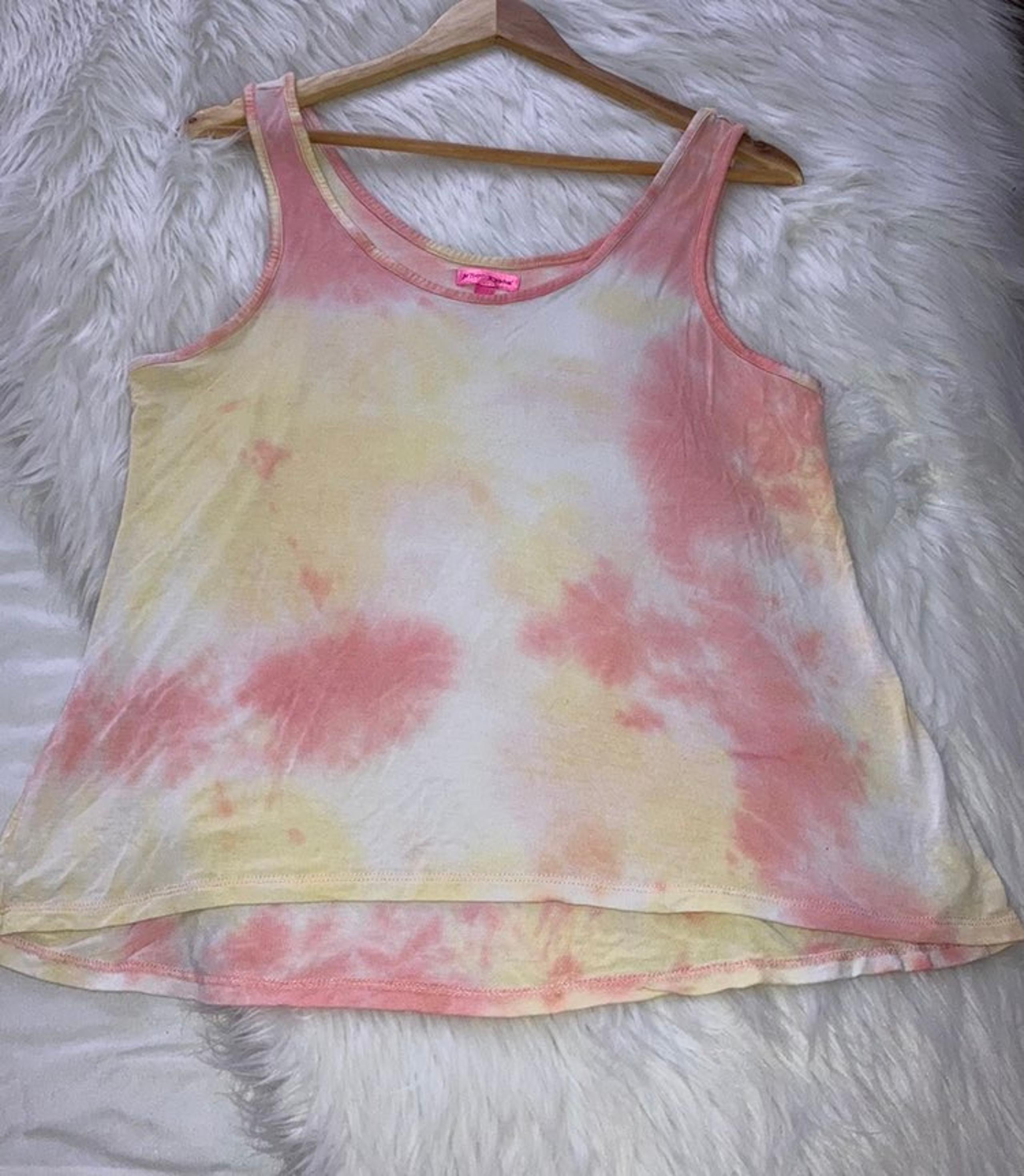 Betsey Johnson tie-dye tank top