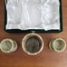 Green Onyx Marble Goblet 3pc Boxed Wine Glass Multi-Purpose Cylinder Gift Set
