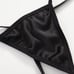 Black Silky Nightdress Set