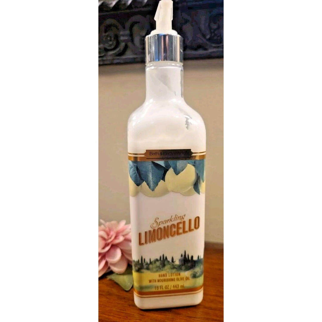 Sparkling Limoncello Hand Lotion with Olive Oil 15 oz Bath & Body Works Pump 80%