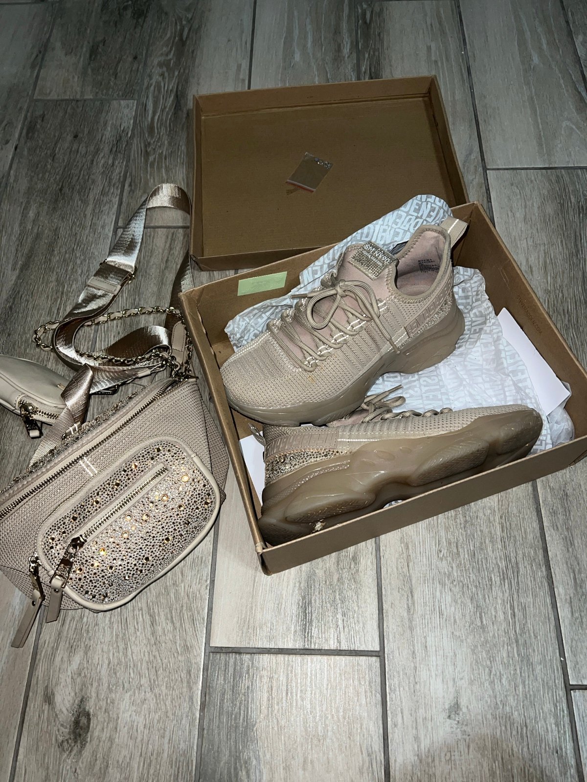 Steve Madden shoes and bag