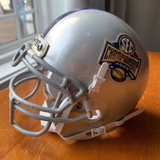 SCHUTT 2009 SEC CHAMPIONSHIP GAME MINI FOOTBALL HELMET, c6