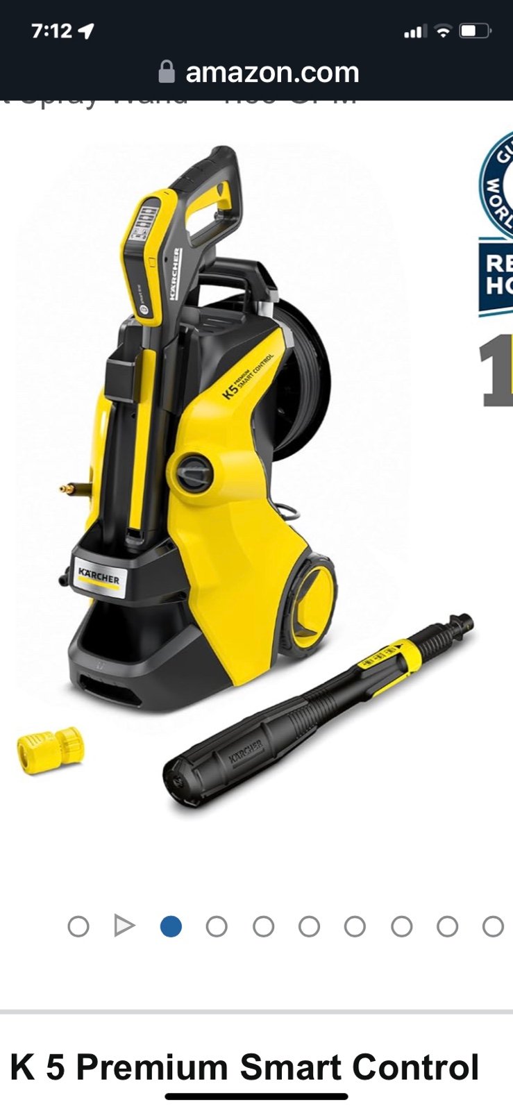 I am selling a pressure washer