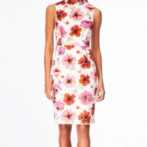 Brooks Brothers floral print sheath dress
