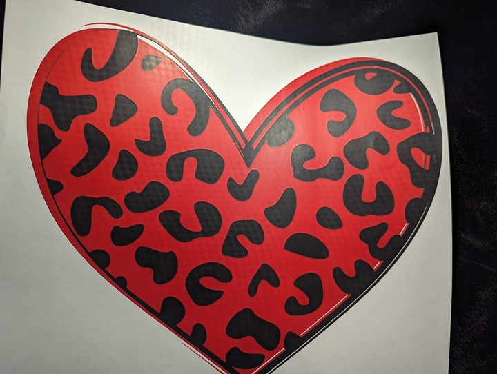 23 Assorted Valentine Screen Print Transfers