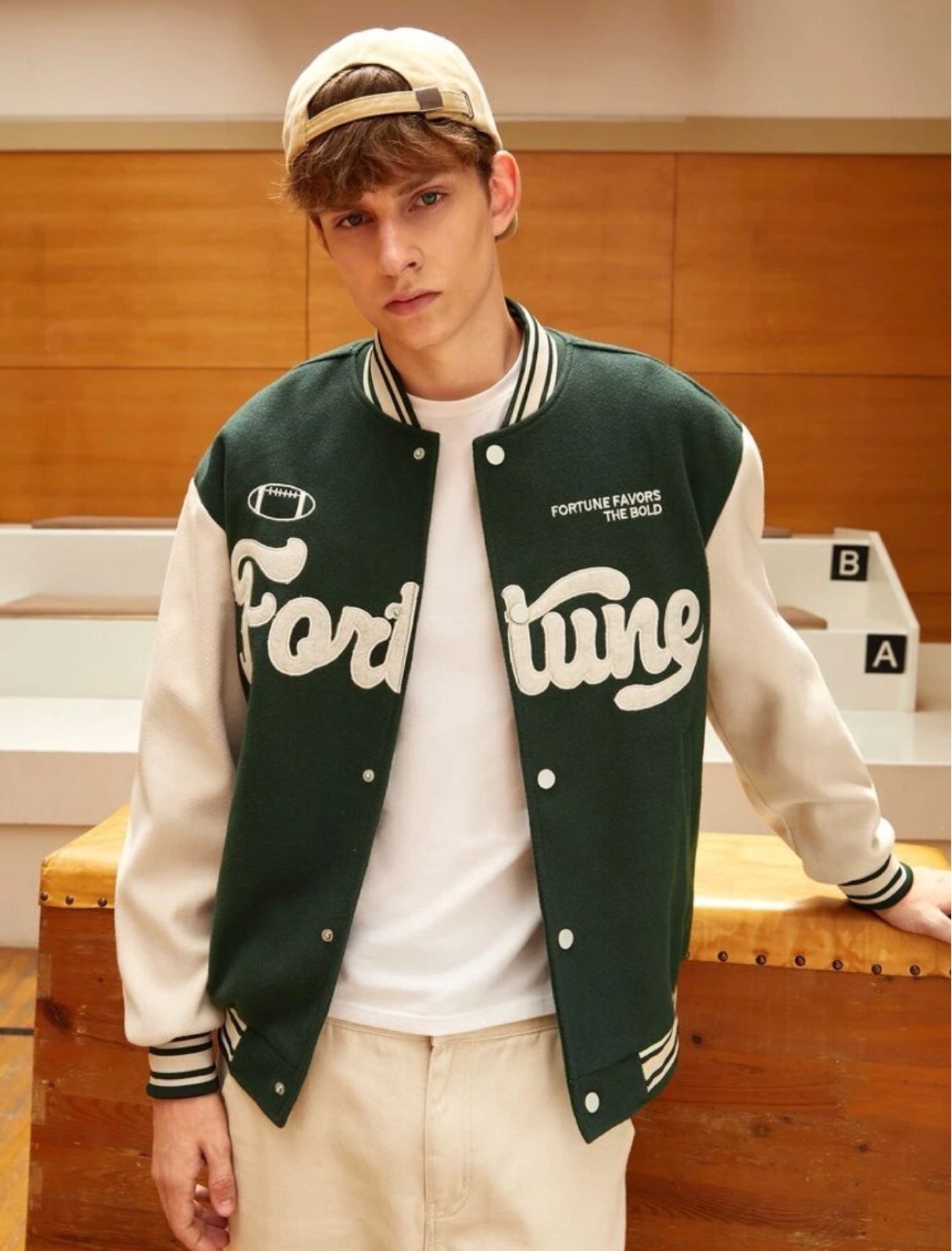 Men's letter Varsity jacket