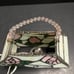 Stained Glass Purse Floral Lamp