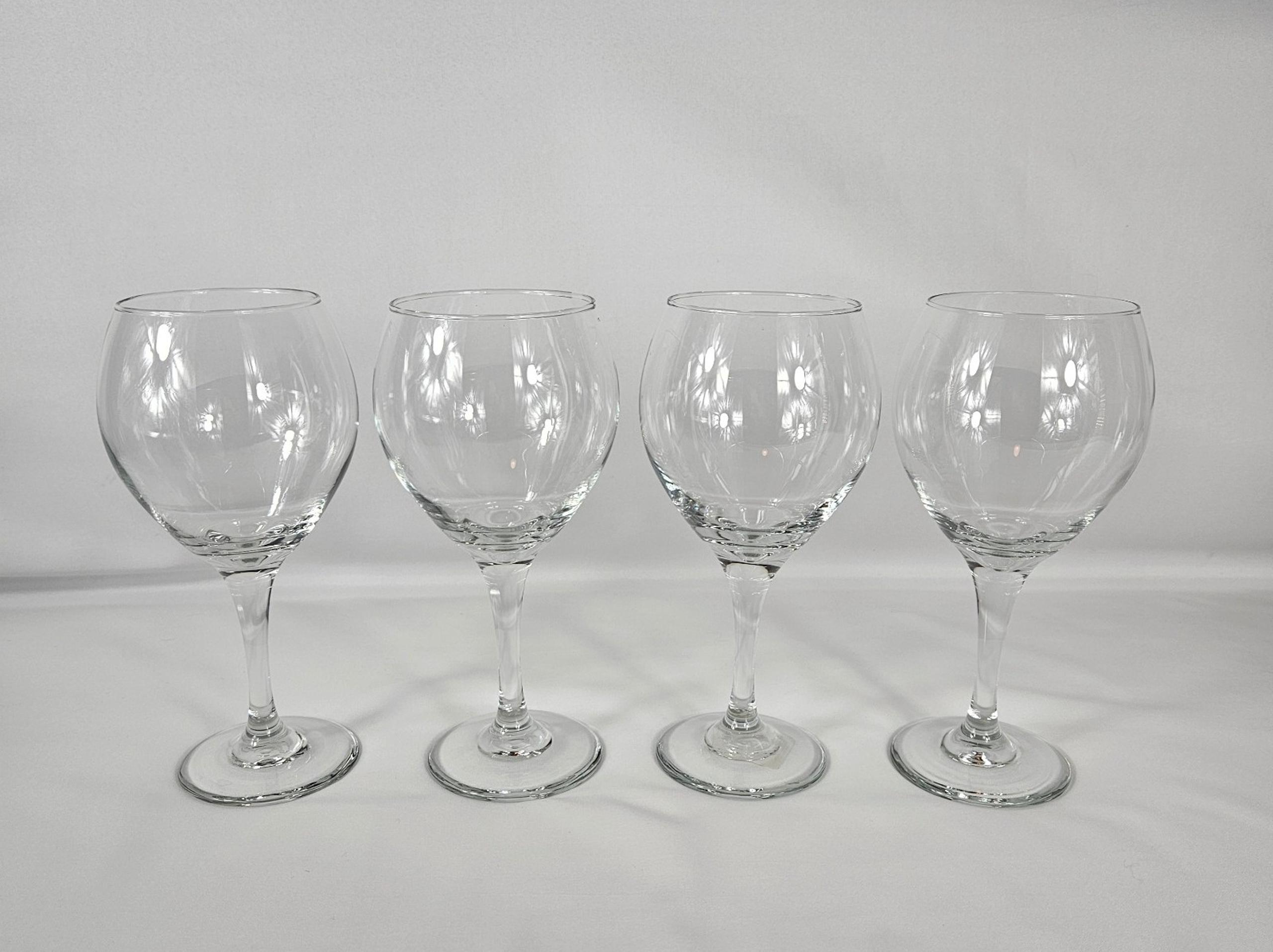 Libbey 3060 Perception Wine Glass Safedge Rim & Foot 20oz Set of 4