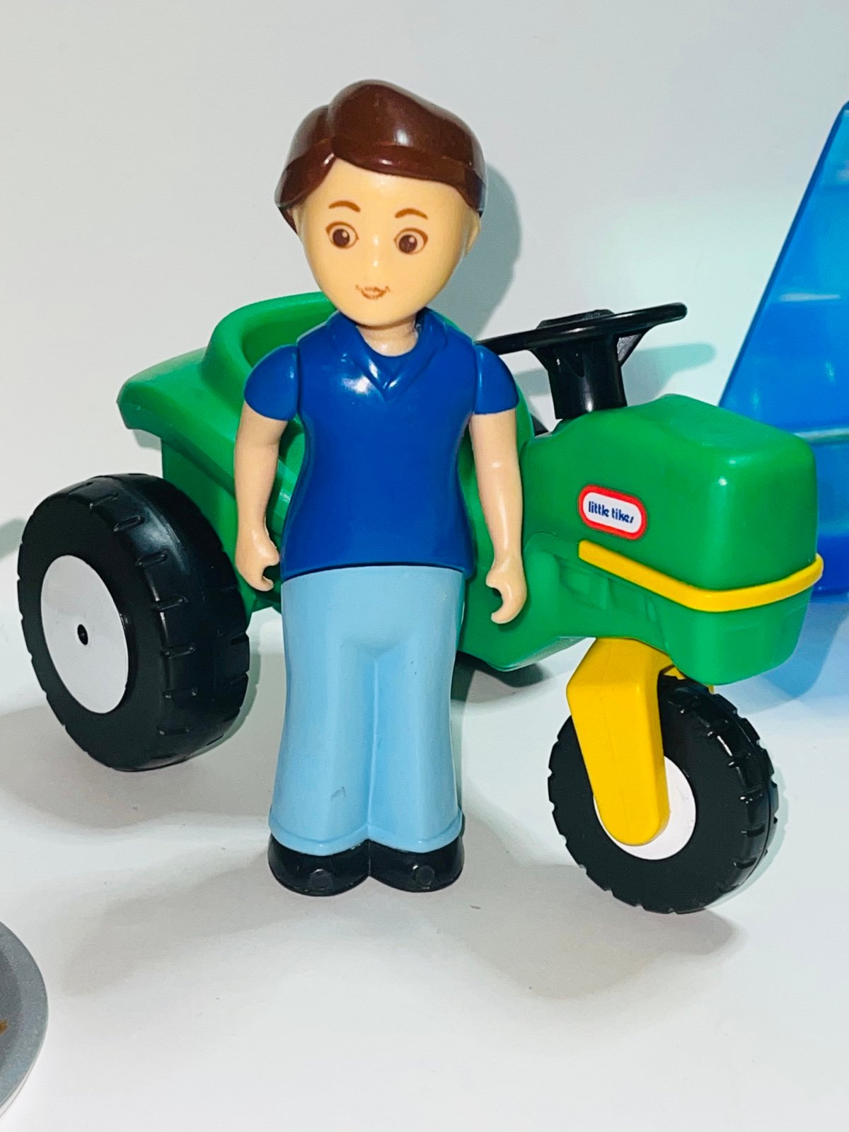 Little Tikes Green Tractor Dollhouse MAN DAD SET John Deere