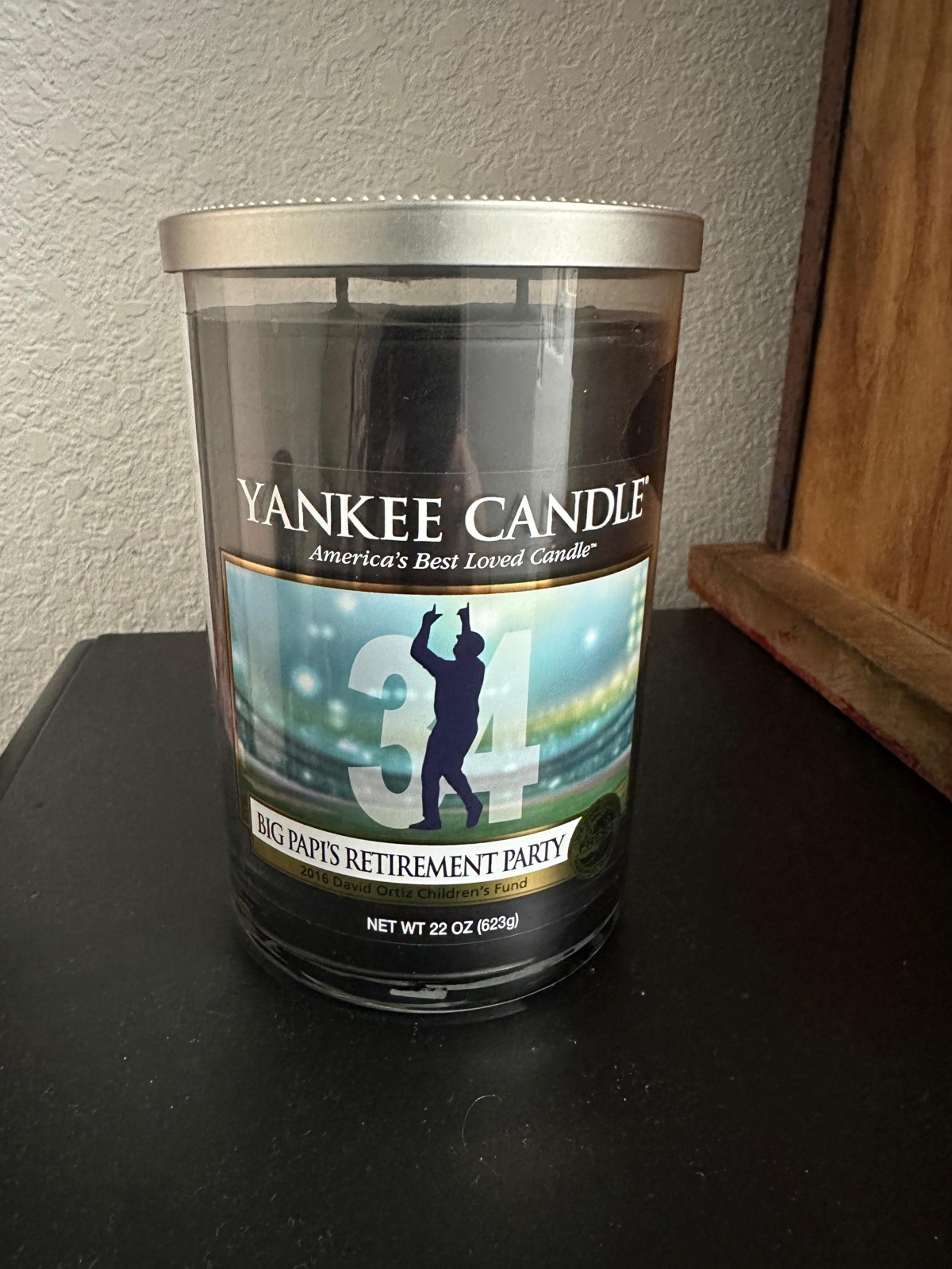 Very Rare Yankee Candle Big Papi’s Retirement Large Tumbler