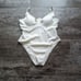 GOOD AMERICAN Compression Show Off One PieCe Swimsuit Ivory