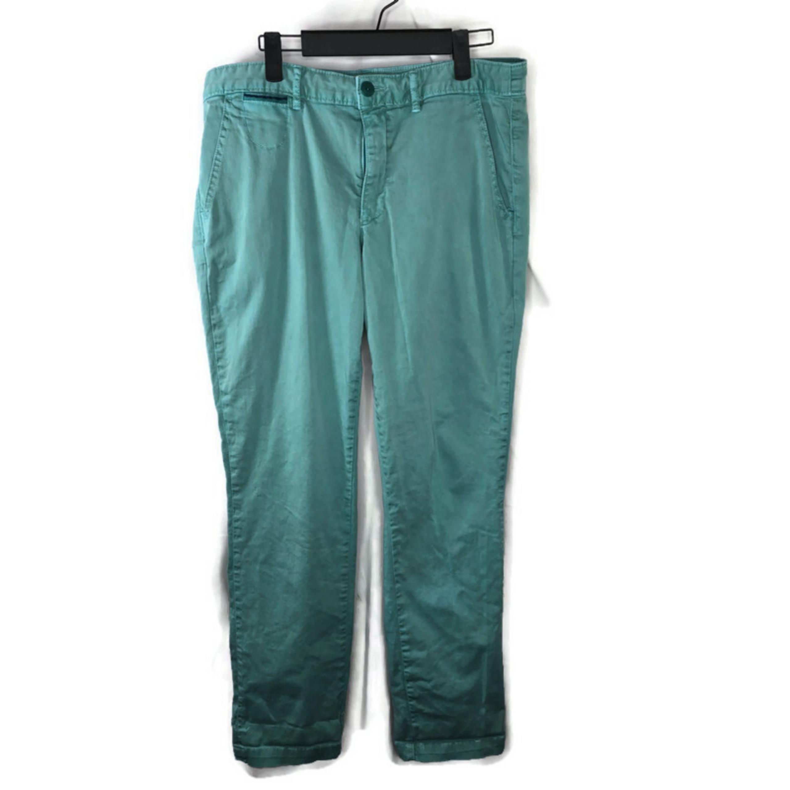 Chino by Anthropologie Relaxed Khaki Pants Pastel Green Women's Size 30