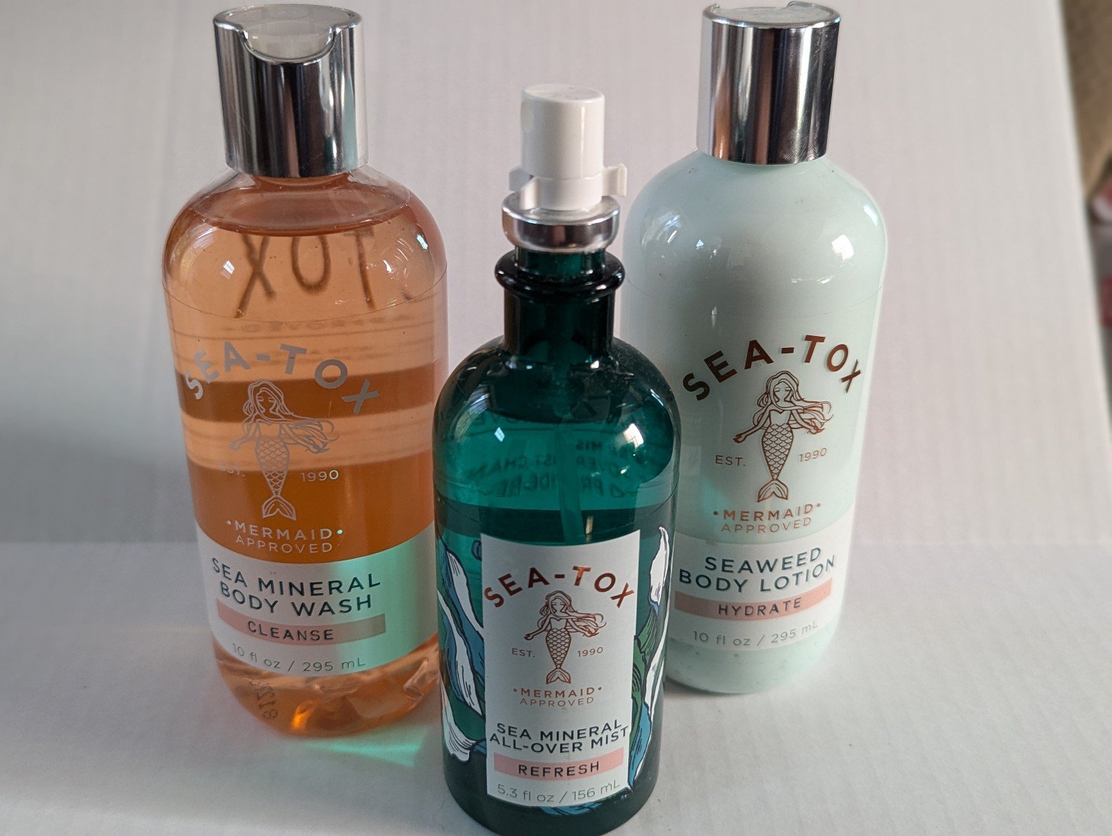 Bath and Body works sea tox lotion,wash,mist NEW