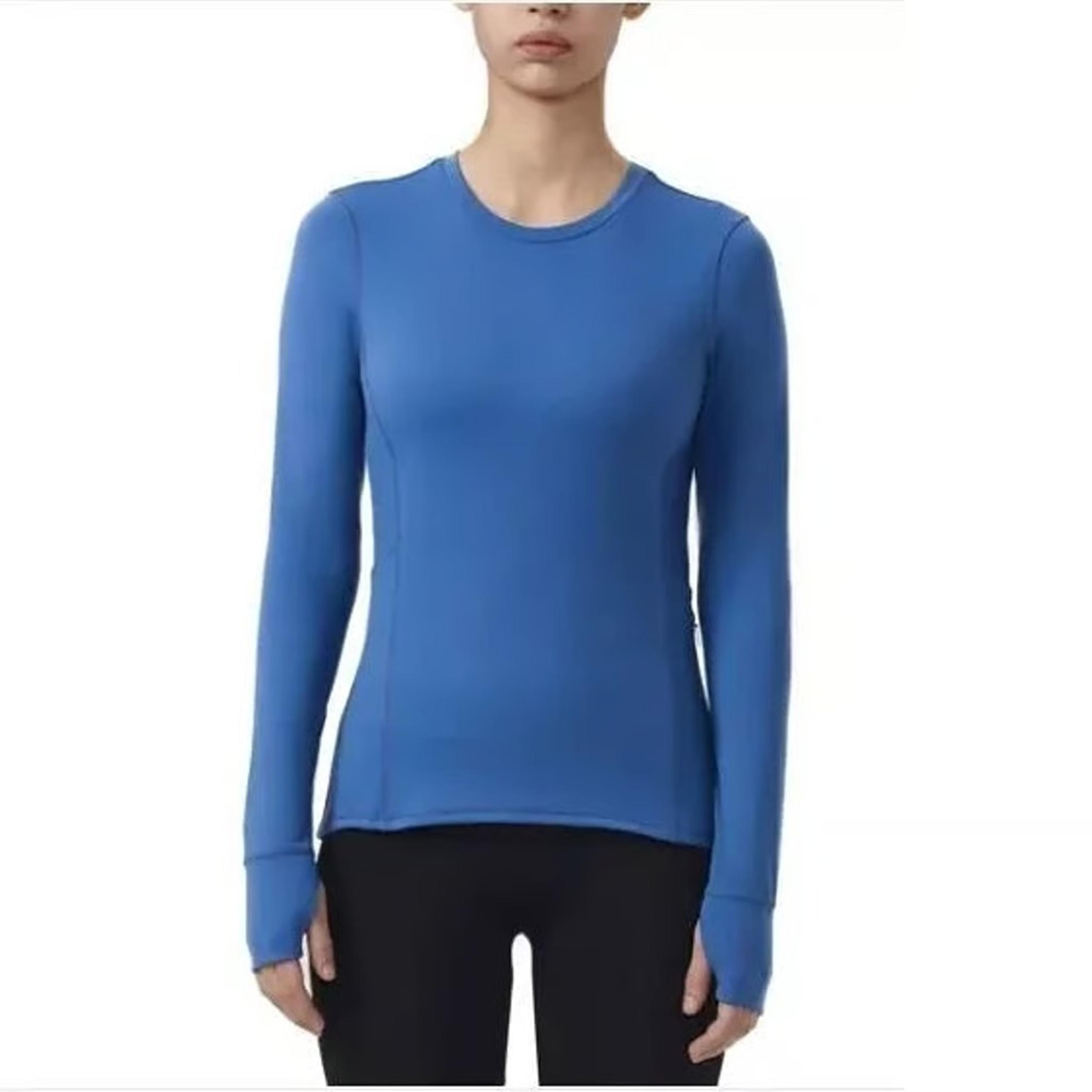 NWT Spyder Active Women's Long Sleve Activewear Top Blue Size S $50 4HL32