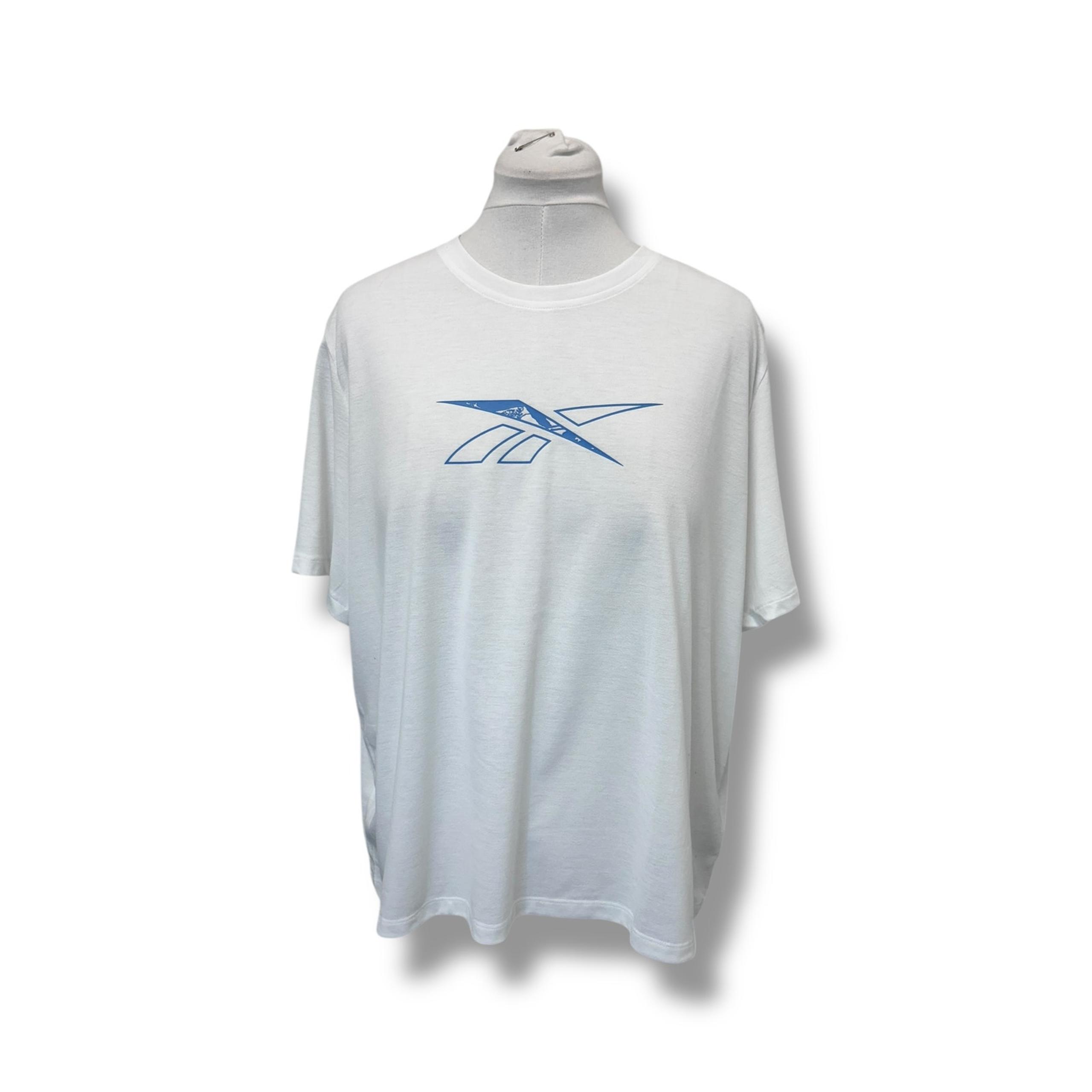 Reebok Women’s Short Sleeve Crew Neck Speedwick Tee, White, size 3X