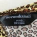 Norma Kamali Leopard-Print Scoop Neck Top xs
