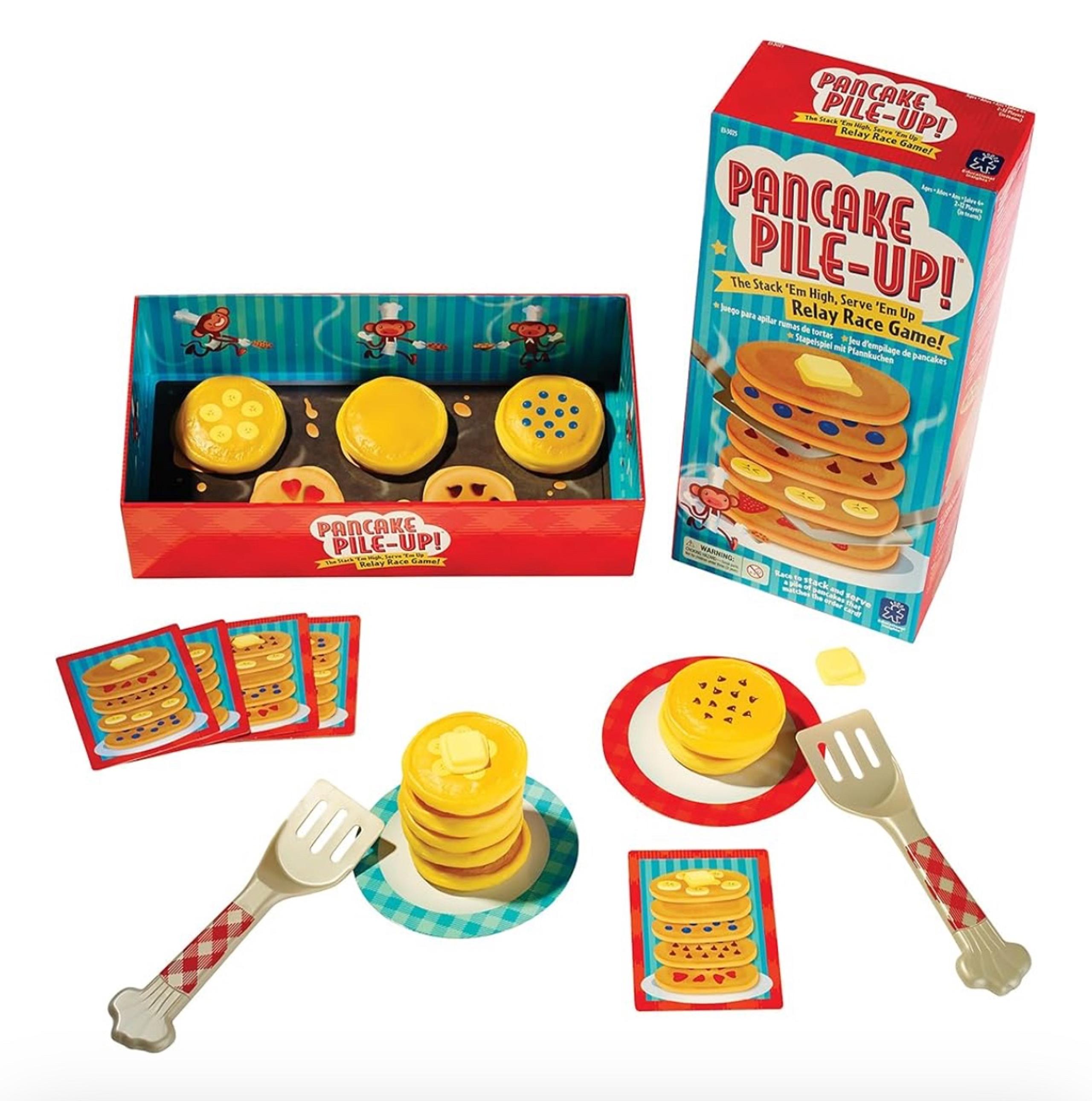 Educational Insights Pancake Pile-Up, Sequence Relay Game: Preschool Game