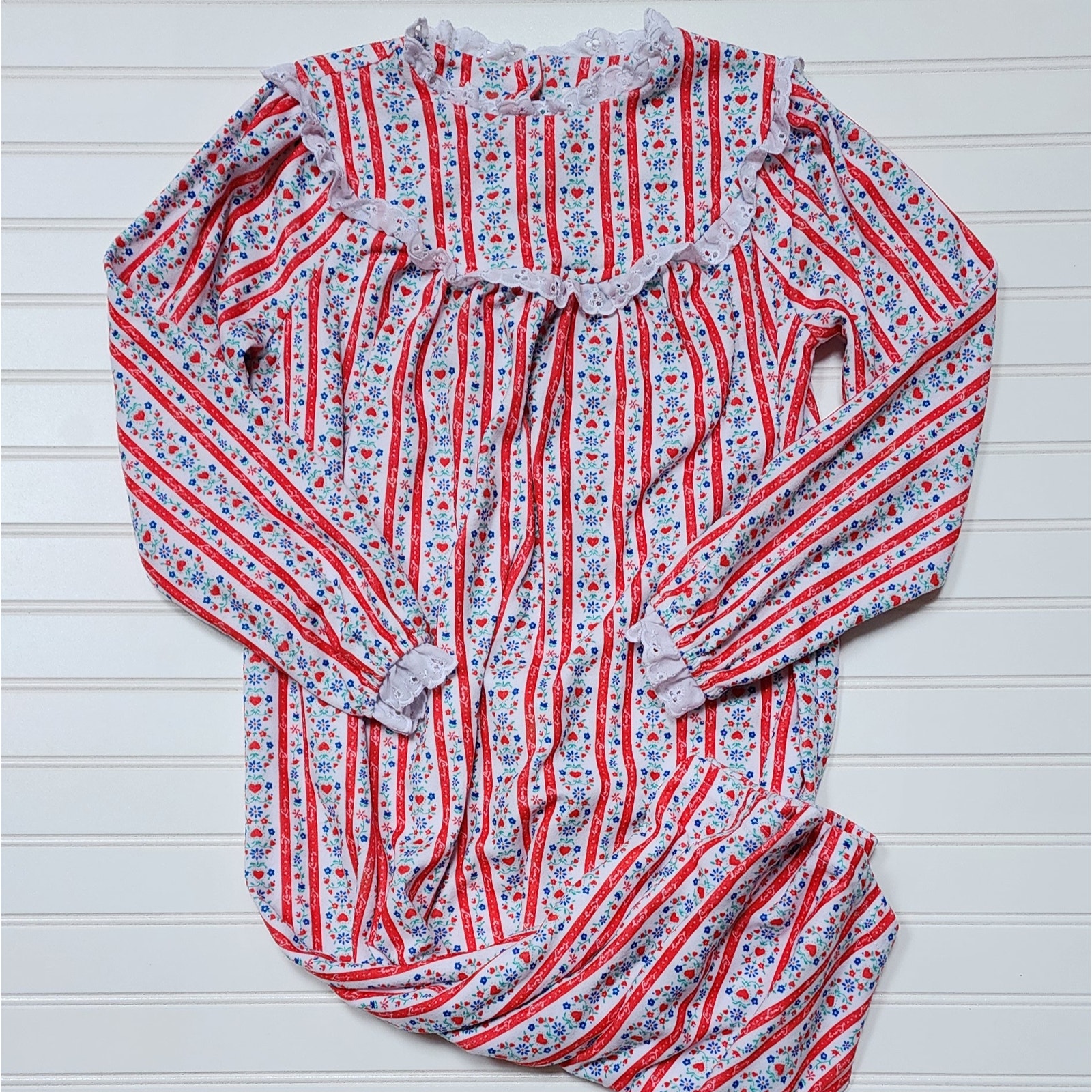 Lanz of Salzburg Girls Flannel Nightgown