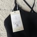 NWT Halara Dress Everyday Backless 2-in-1 Flare Workout Dress - Black Medium