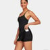NWT Halara Dress Everyday Backless 2-in-1 Flare Workout Dress - Black Medium