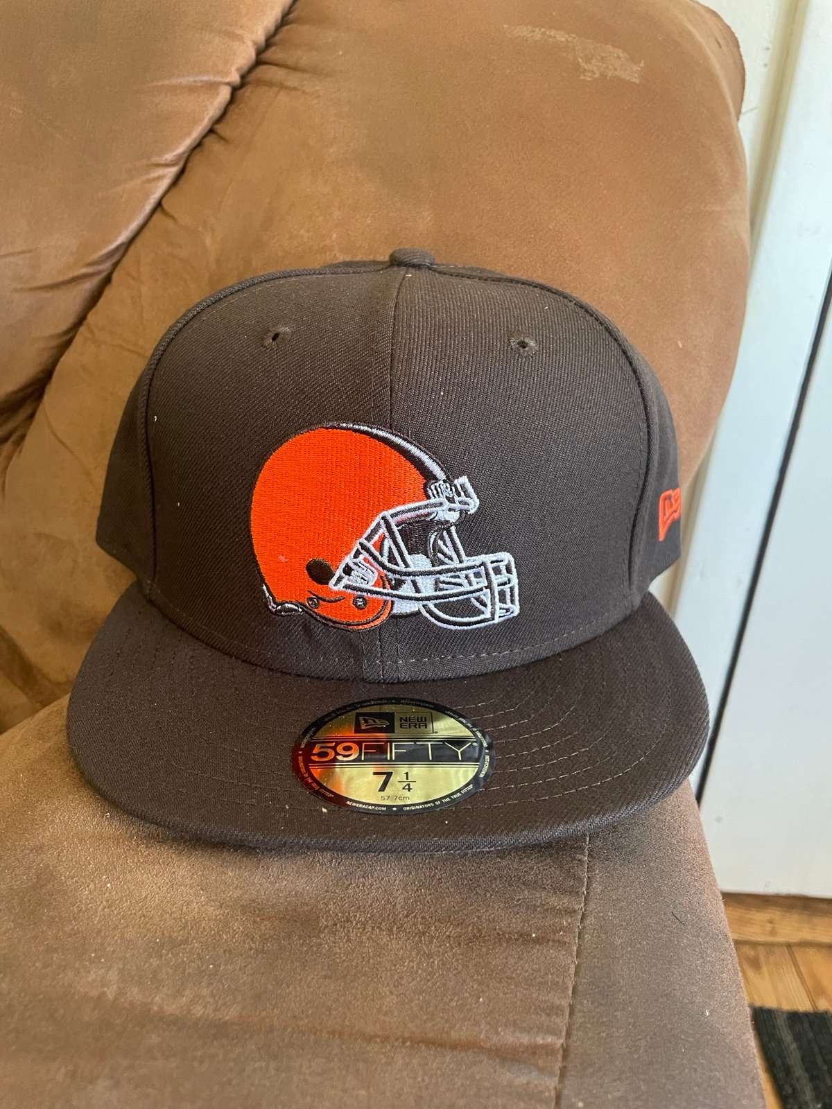 Cleveland Browns New Era NFL fitted hat 7 1/4