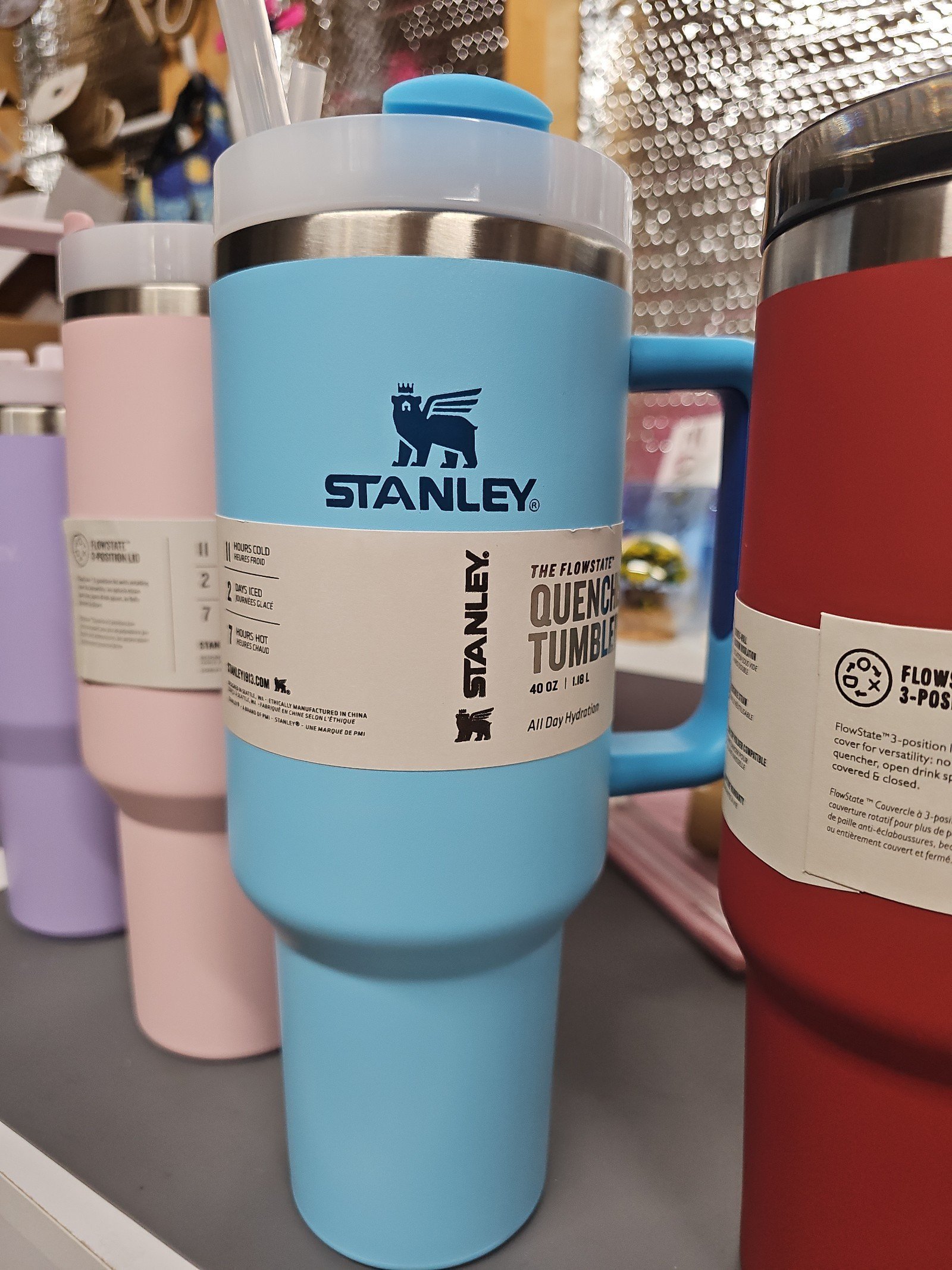 Stanley 40oz The flowstate POOL Blue Tumbler
