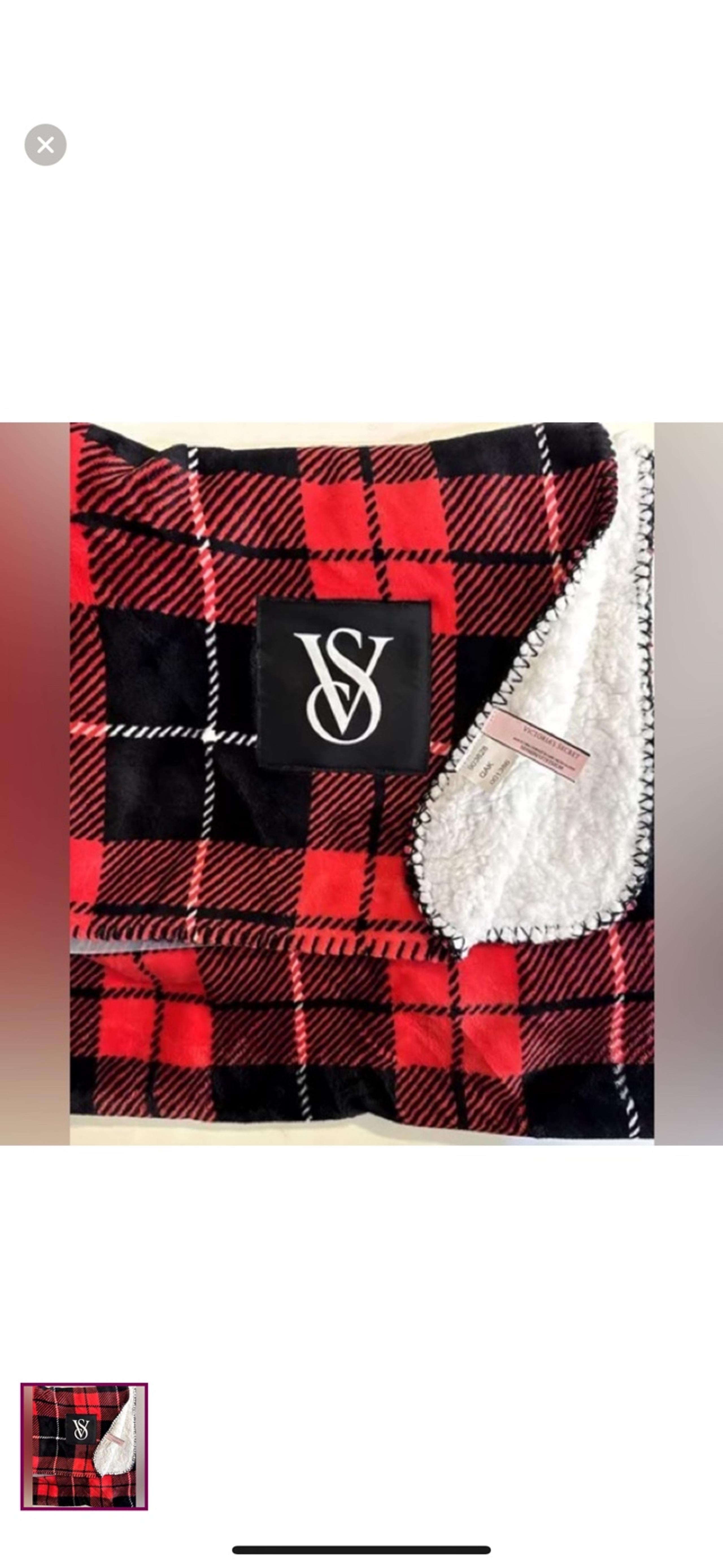 Victoria’s Secret throw