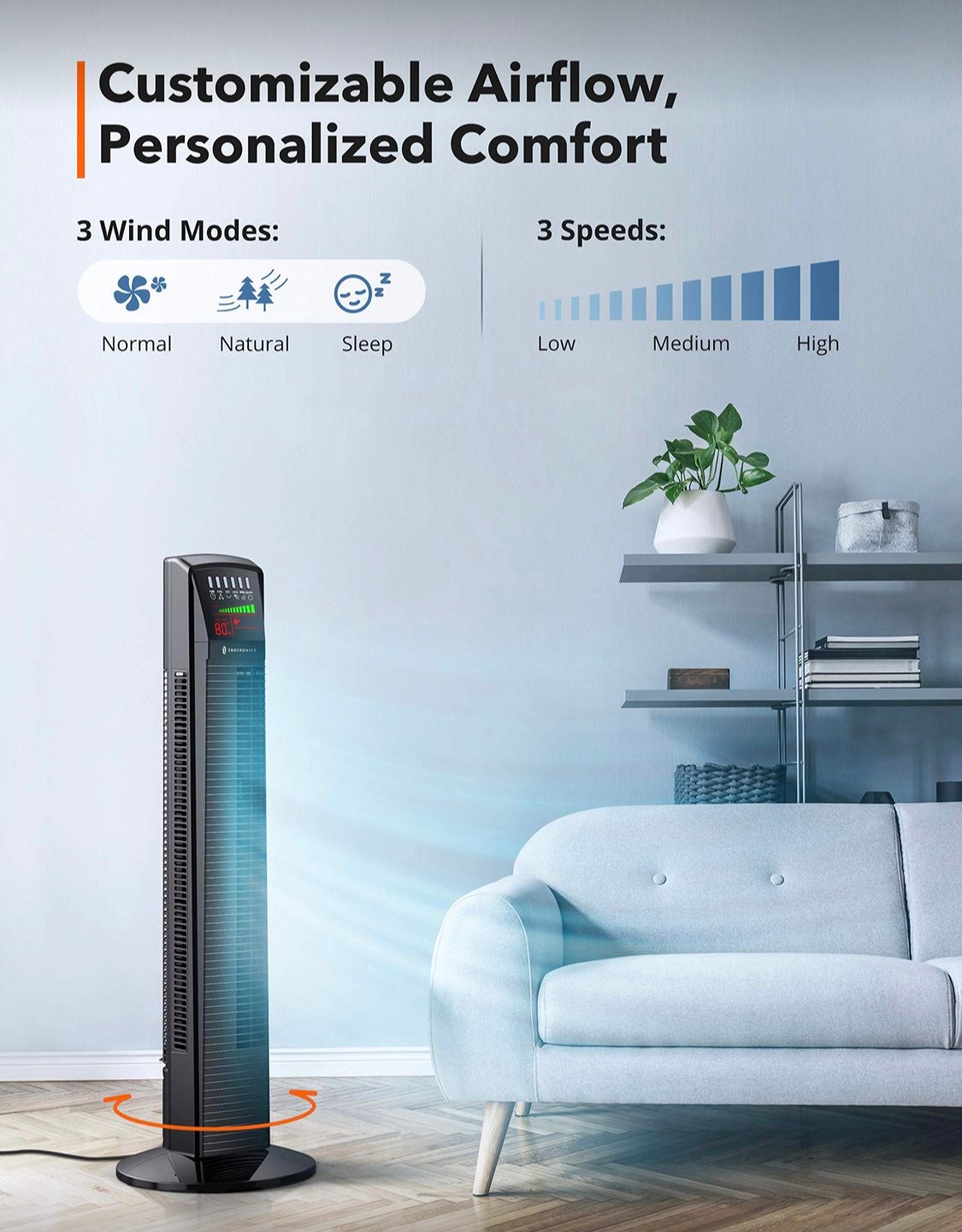 Tower fan