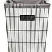 Rae Dunn laundry hamper on wheels