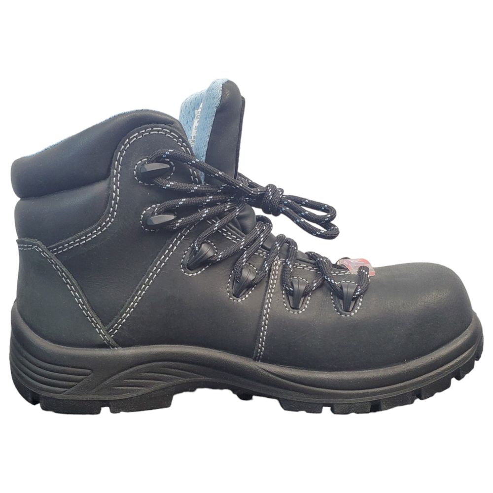 Avenger A7127 Combat Work Boots Waterproof Leather Hardsole Black Womens Size 7
