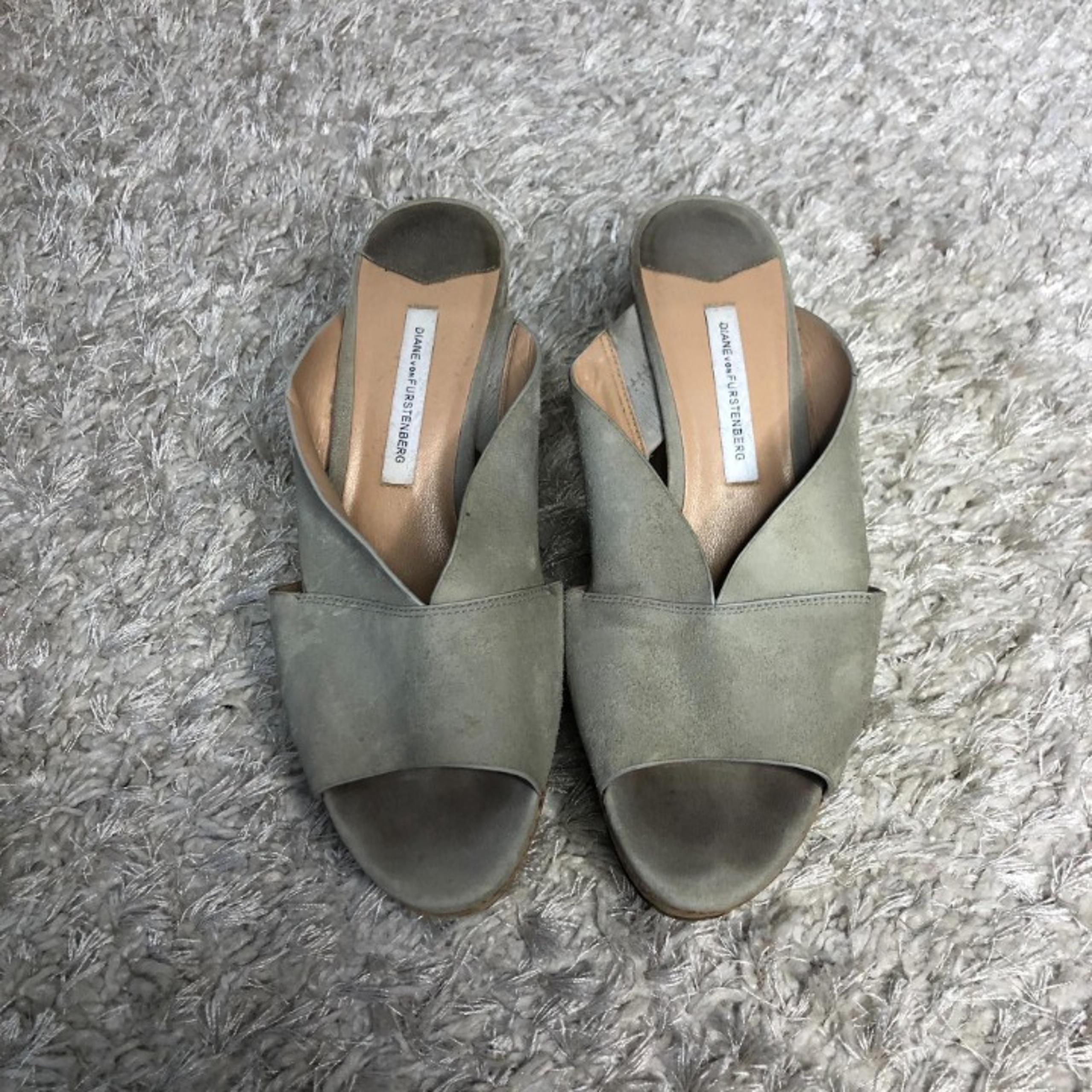 Diane von Furstenberg Womens Shoes Green