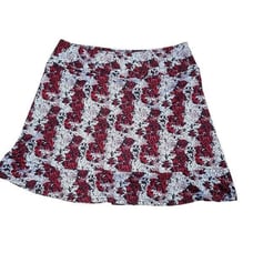 Golftini a line skirt skorts Size L blue red pickle ball golf