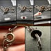 Vintage Sterling Sun West Ballerina Charm Figaro Bracelet