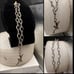 Vintage Sterling Sun West Ballerina Charm Figaro Bracelet