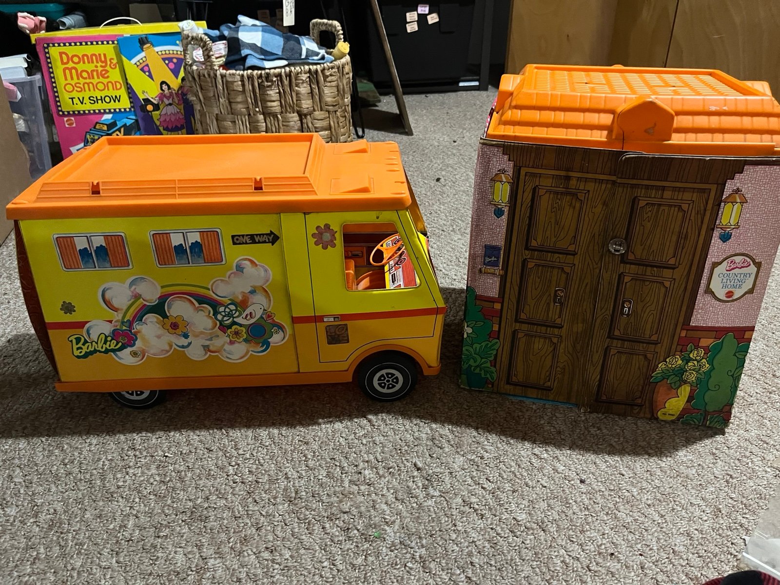 70’s Barbie country camper and country living home vintage
